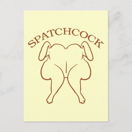 鶏のへら ポストカード (正面)