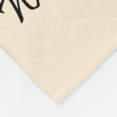 鶏のウンチの朝食のおもしろいなデザイン フリースブランケット (角)