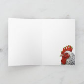 鶏のカードをメルビンする カード (内部)