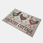 鶏のキッ素朴チン ドアマット (アングル)