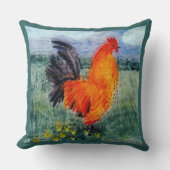 鶏のチキンアート クッション (正面)