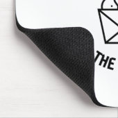 鶏のナゲットが解決策 マウスパッド (コーナー)