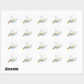 鶏のナゲット箱 ラウンドシール (シート)