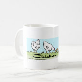 鶏のナット-マグ コーヒーマグカップ (正面左)