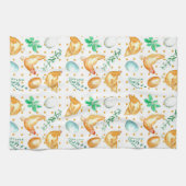 鶏のハーブを鶏卵 キッチンタオル (横)