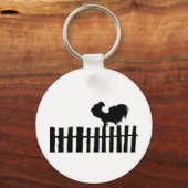 鶏のフェンス キーホルダー (正面)