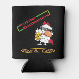 鶏のボタンの羽は居心地が良い 缶クーラー