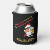 鶏のボタンの羽は居心地が良い 缶クーラー (缶裏面)