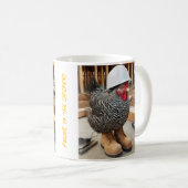 鶏のマグカップへのパワー コーヒーマグカップ (正面右)