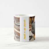 鶏のマグカップへのパワー コーヒーマグカップ (中央)