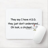 鶏のユーモアを加えて下さい マウスパッド (マウス)