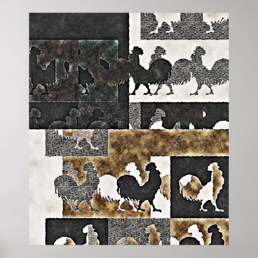 鶏のヴィンテージ#2ポスター ポスター (正面)