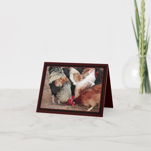 鶏の傷 カード (正面)