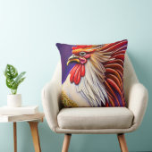 鶏の優雅さをキャプチャする クッション (椅子)