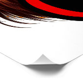 鶏の光沢のあるポスター ポスター (コーナー)