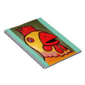 鶏の写真のノート ノートブック (右側)