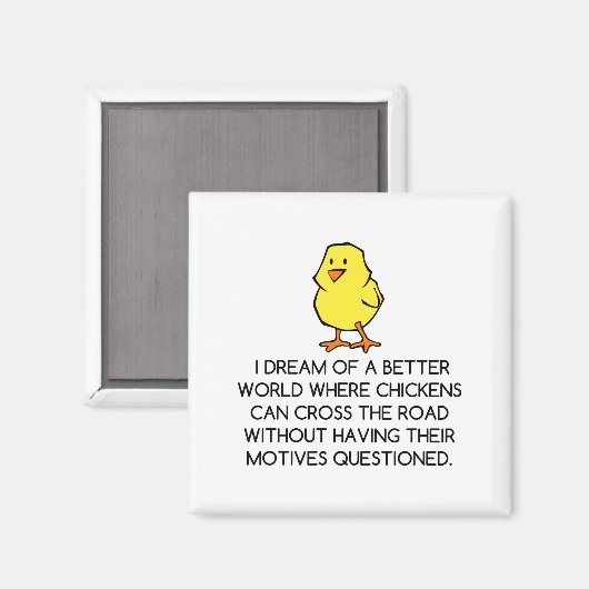 鶏の動機 マグネット (正面/裏面)