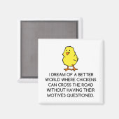 鶏の動機 マグネット (正面/裏面)