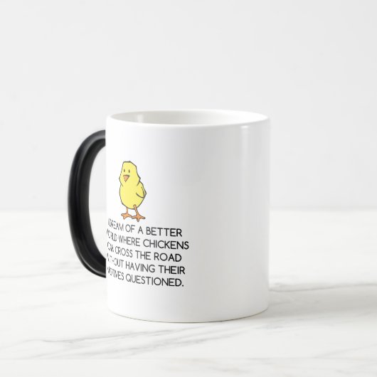 鶏の動機 モーフィングマグカップ (正面左)