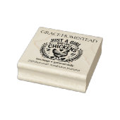 鶏の卵カートンが大好きな女の子に名前を付ける ラバースタンプ (スタンプ)