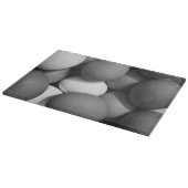 鶏の卵（白と黒） カッティングボード (角)