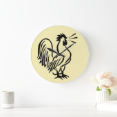 鶏の台所壁時計 ラージ壁時計 (ホーム)