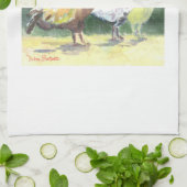 鶏の台所皿タオル キッチンタオル (折り畳み)