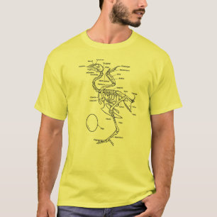 鶏の図表 Tシャツ