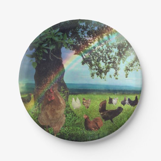 鶏の天国 ペーパープレート (正面)