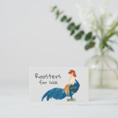 鶏の家畜を販売するためのローター 名刺 (スタンド正面)