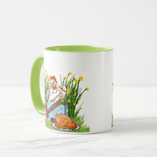 鶏の復讐 マグカップ (正面左)