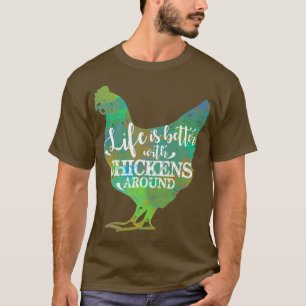 鶏の恋人との生活がより良い農家 Tシャツ