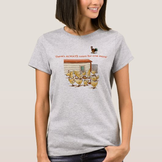 鶏の恋人 Tシャツ (正面)
