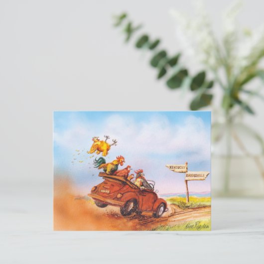 鶏の操業 ポストカード (スタンド正面)