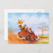 鶏の操業 ポストカード (正面/裏面)