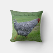 鶏の枕 クッション (正面)
