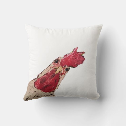 鶏の枕 クッション (裏面)