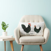 鶏の枕 ランバークッション (椅子)