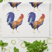 鶏の柄2キッチンタオル キッチンタオル (折り畳み)