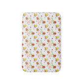 鶏の水彩アートで人生が良い バスマット (正面縦)