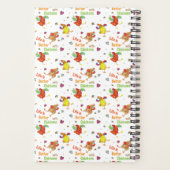 鶏の水彩アートで人生が良い プランナー手帳 (裏面)