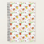 鶏の水彩アートで人生が良い プランナー手帳 (正面)