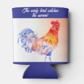 鶏の水色チキンバードコケレルファーム 缶クーラー (裏面)