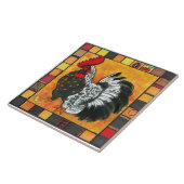 鶏の瓦の五徳 タイル (側面)