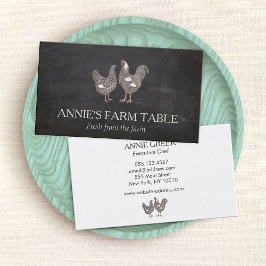 鶏の生卵を飼育する 名刺