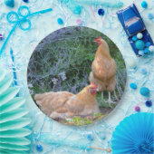 鶏の紙皿 ペーパープレート (パーティー)