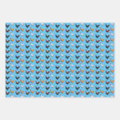 鶏の群れ ラッピングペーパーシート (正面3)