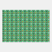 鶏の群れ ラッピングペーパーシート (正面2)