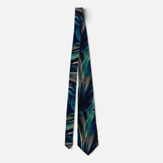 鶏の羽  ネクタイ (裏面)