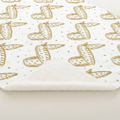 鶏の翼の水玉模様の背景 シェルパブランケット (3/4)